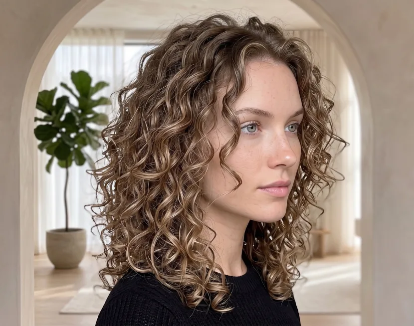 capelli ricci in estate