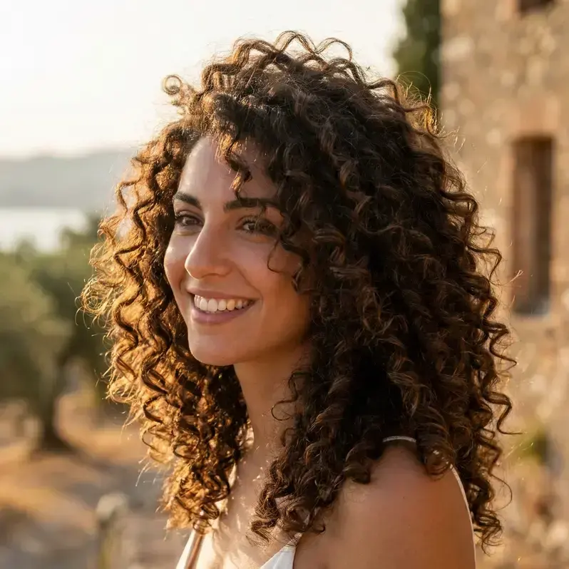 taglio dei capelli ricci
